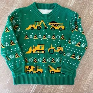 Rocksic John Deere/ Tonka Christmas sweater size 6/7t